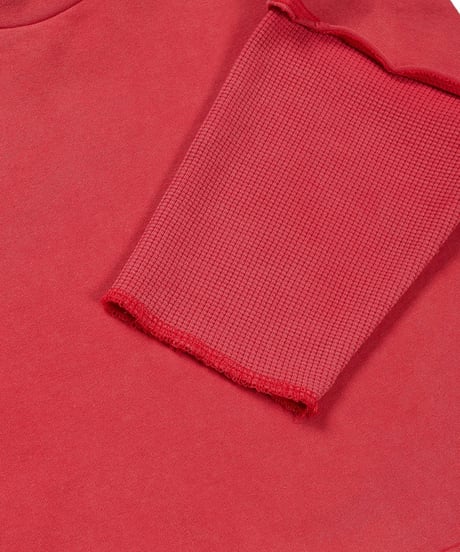 【OUR】【予約商品】waffle layered long tee【90-160cm】