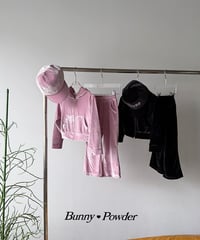 【BUNNY POWDER】【予約商品】velours setup -pants-【90-150cm】