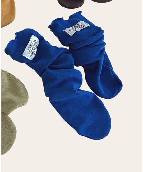 【LITTLE HI】【予約商品】soft color loose socks