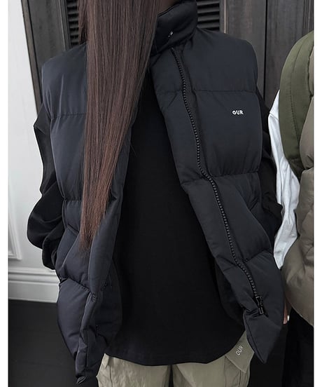 【OUR】【予約商品】down vest 【90cm-MOM】