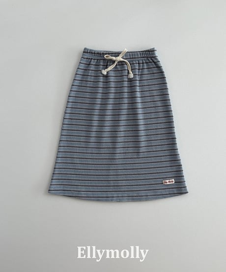 【ELLYMOLLY】【予約商品】border long skirt【80-130cm】