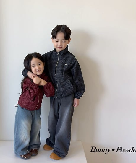 【BUNNY POWDER】【予約商品】basic denim pants【90-150cm】