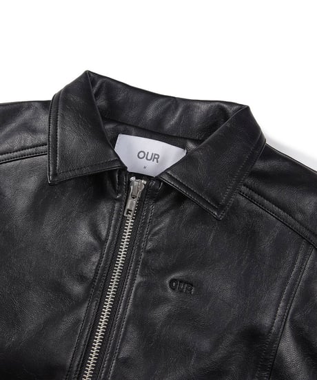 【OUR】【予約商品】leather jacket【90-160cm】