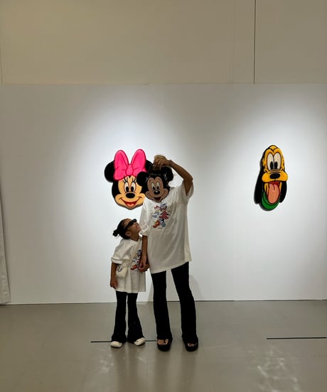Minnie×daisy tee【90-130cm】【MOM】