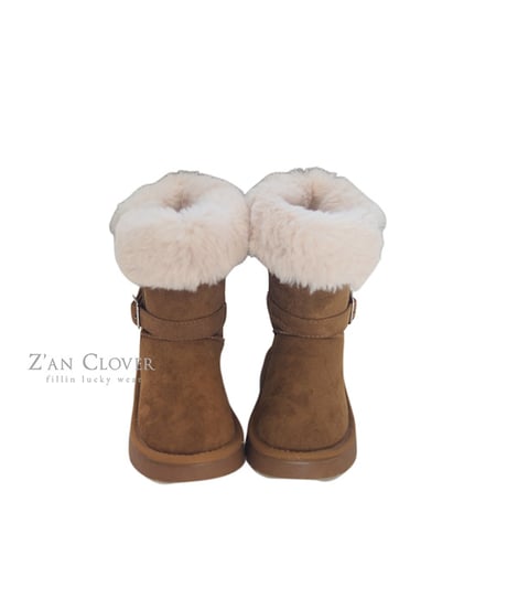 【ZANCLOVER】【予約商品】long mouton boots【16-22cm】