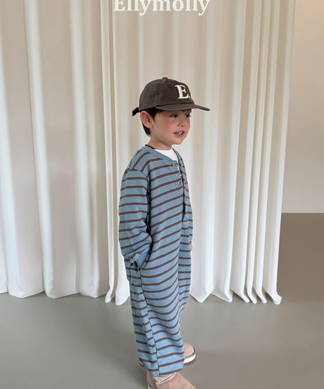 【ELLYMOLLY】【予約商品】cotton rompers【80-130cm】