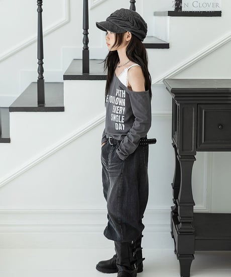 【ZANCLOVER】【予約商品】lace layered tee【70-150cm】