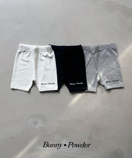 【BUNNY POWDER】【予約商品】logo biker pants【90-150cm】