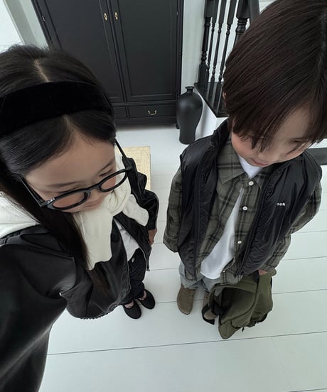 【OUR】【予約商品】leather jacket【90-160cm】