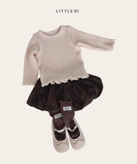 【LITTLE HI】【予約商品】balloon short bullma【80-120cm】