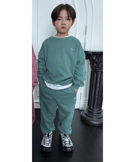 【OUR】【予約商品】color sweat set up【90cm-160cm】