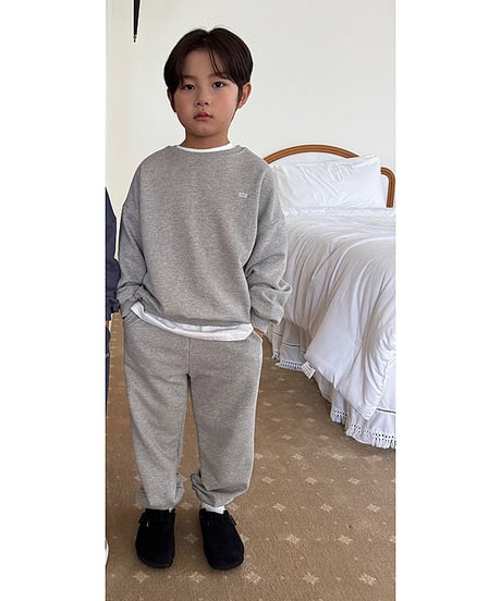 【OUR】【予約商品】color sweat set up【90cm-160cm】