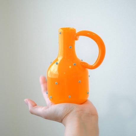 umu vase dot - orange × sky -