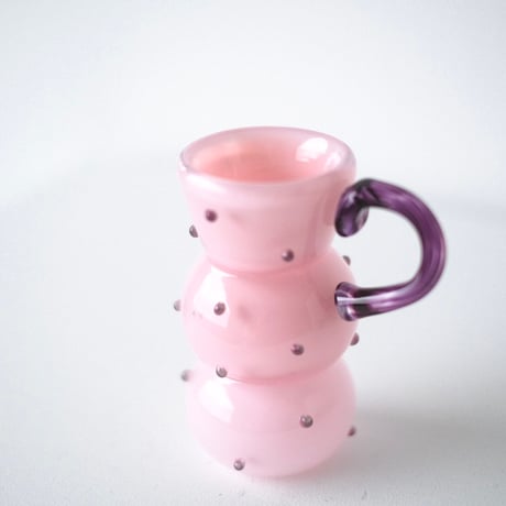 umu vase dot - pink  × purple -