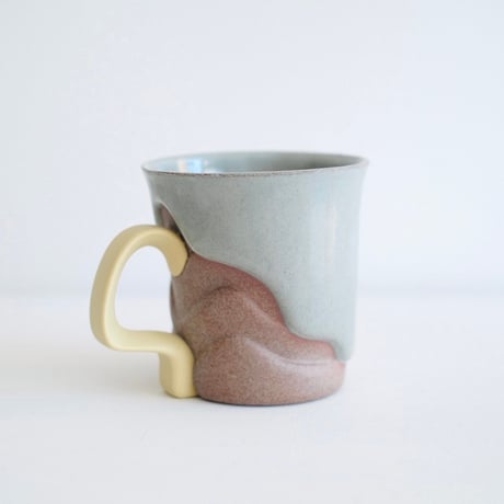 深見達希 layer mug [blue]