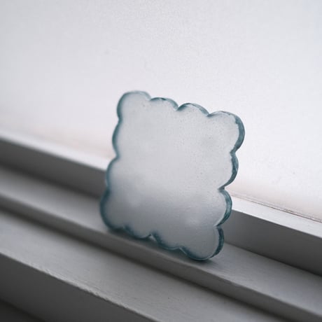 glass  wall object   - gray-