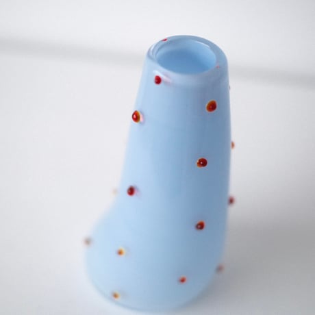 umu vase dot - sky × red -