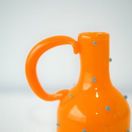 umu vase dot - orange × sky -