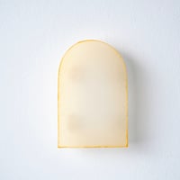 glass  wall object   - yellow-
