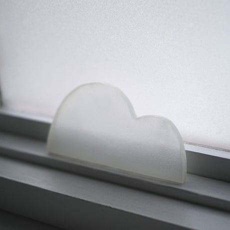 glass  wall object   - white -