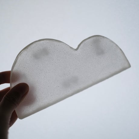 glass  wall object   - white -
