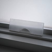 glass  wall object   - white -