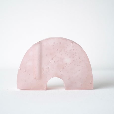 glass object   - pink -