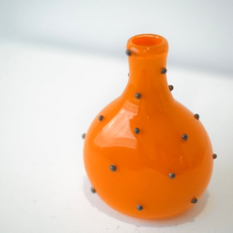 umu vase dot - orange × brown -