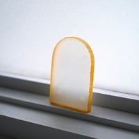 glass  wall object   - yellow-