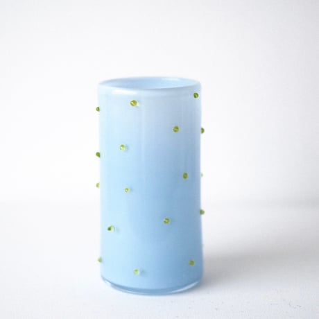 umu vase dot - sky  × green -