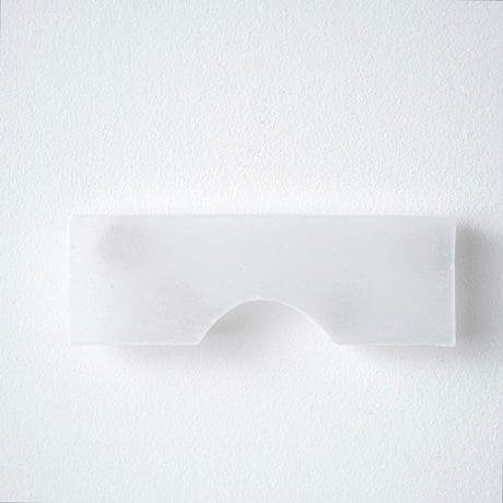 glass  wall object   - white -