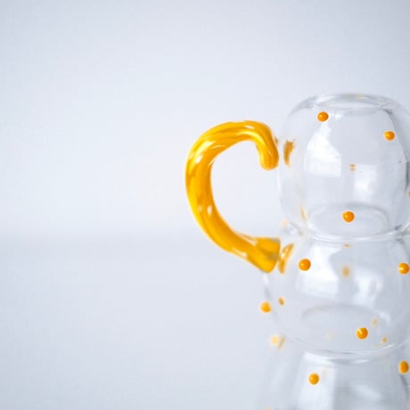 umu vase dot - clear × yellow -
