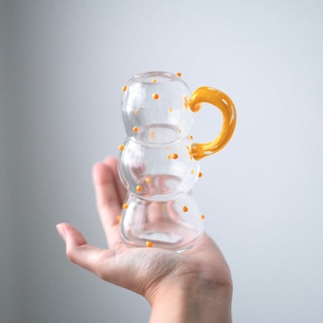 umu vase dot - clear × yellow -