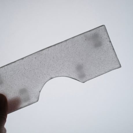 glass  wall object   - white -