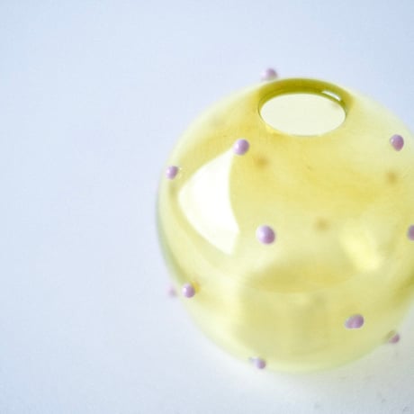 umu vase dot - green × pink  -