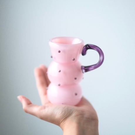 umu vase dot - pink  × purple -
