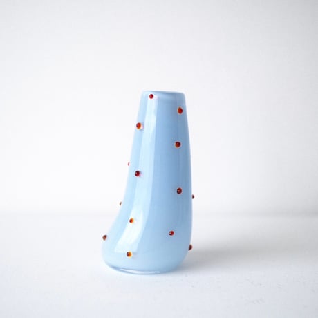 umu vase dot - sky × red -