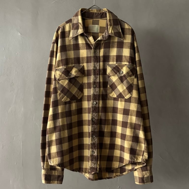 70s Fieldmaster plaid flannel shirt