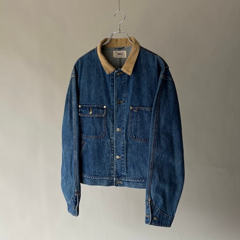 80s~ Ralph Lauren denim jacket Made in USA Size:XL
