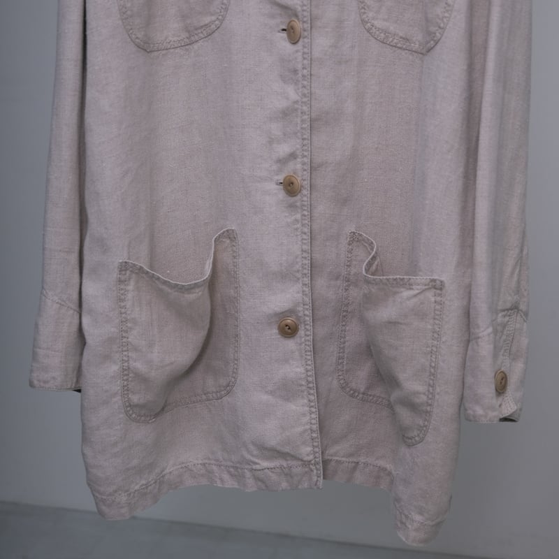 90s DKNY jeans linen coverall | sui & shara