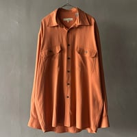 ~00s ease striped silk×cotton shirt