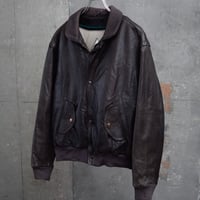 80’s~ Northwear detachable down liner leather blouson