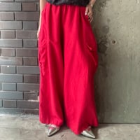 Gap linen/cotton wide cargo easy pants