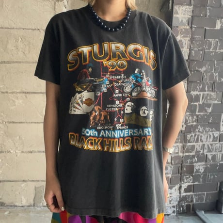 90s USA製 1994 STURGIS Tシャツ L グレー スタージス 90s USA製 1994 STURGIS Tシャツ L グレー スタージス 90s USA製 1994