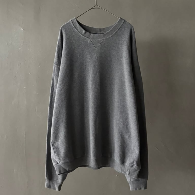 90s Land's end seed stitch sweat shirt “made in USA”