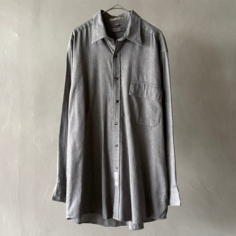 ~00s Geoffrey beene cotton×rayon shirt