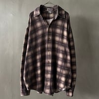 90s Sostanza ombre print flannel shirt