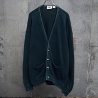 90’s Cotton knit cardigan “Green”