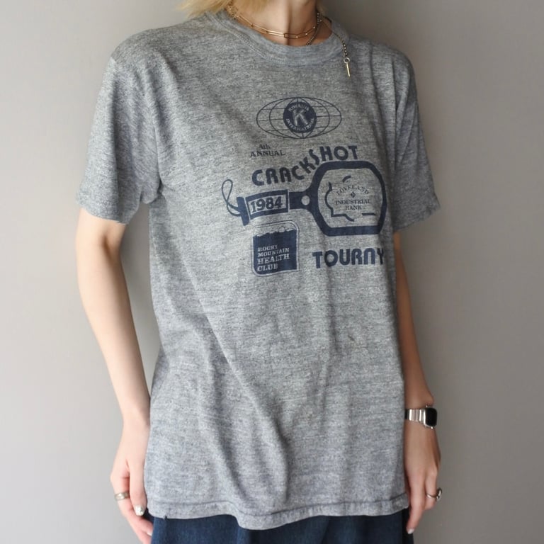 80's Russell Athletic print T-shirt