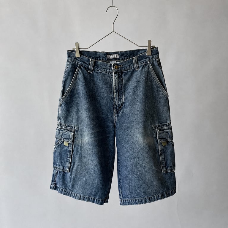 90年代 ショートパンツ（90’s UTILITY cargo denim shorts）